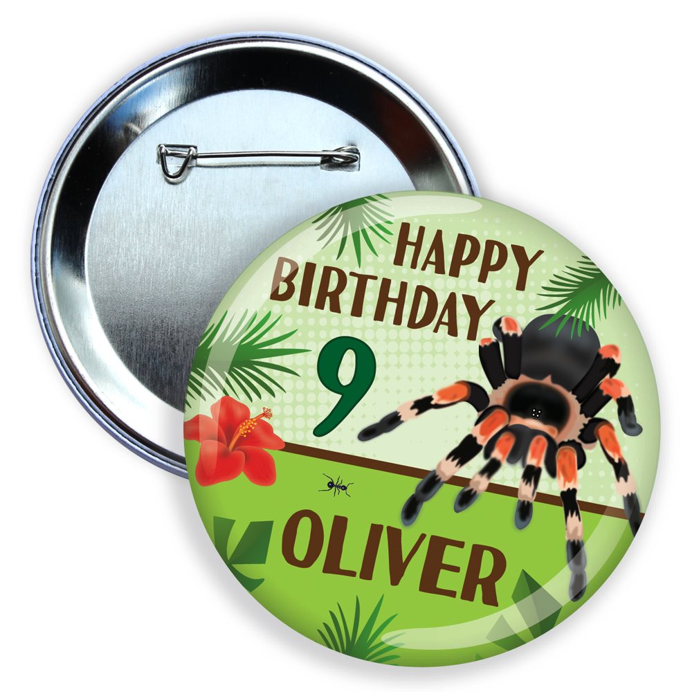 Creepy Crawly Birthday Badge