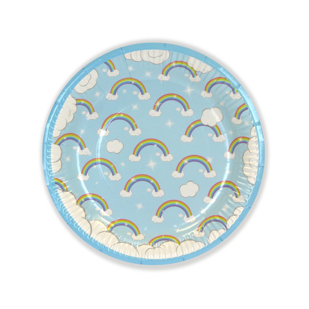Unicorn and Rainbows Dessert Plate