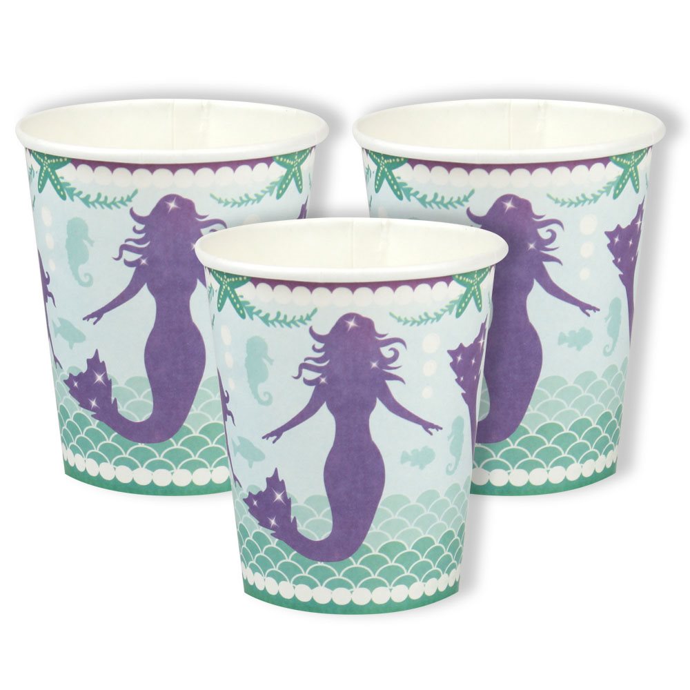 Mermaid Paper Cups