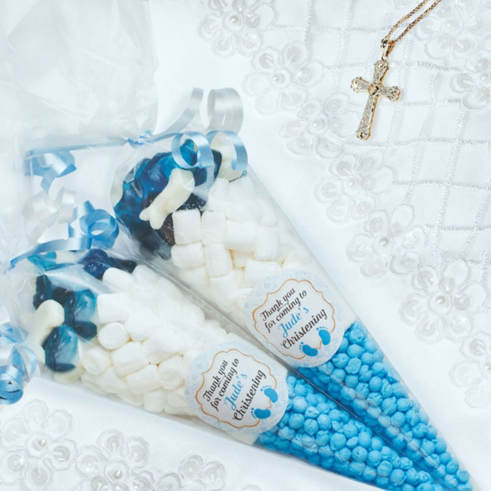 Christening Sweet Cones