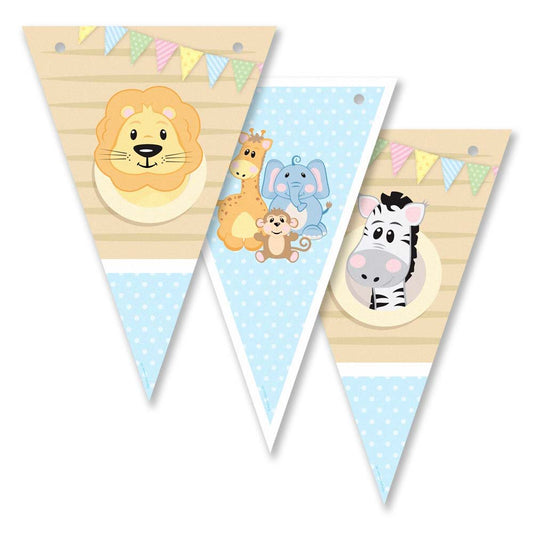 Noah's Ark Blue Bunting