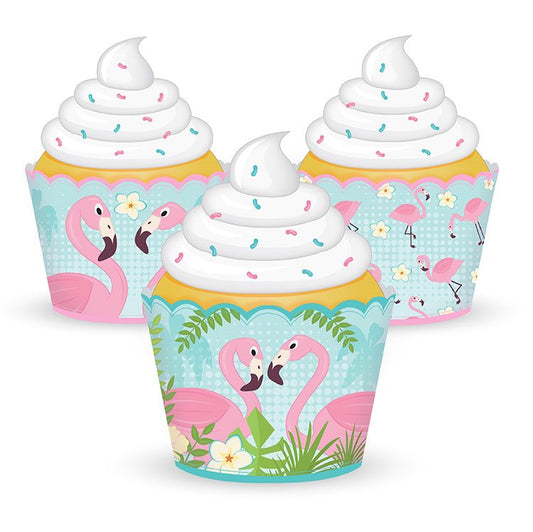 Tropical Flamingo Cupcake Wrappers