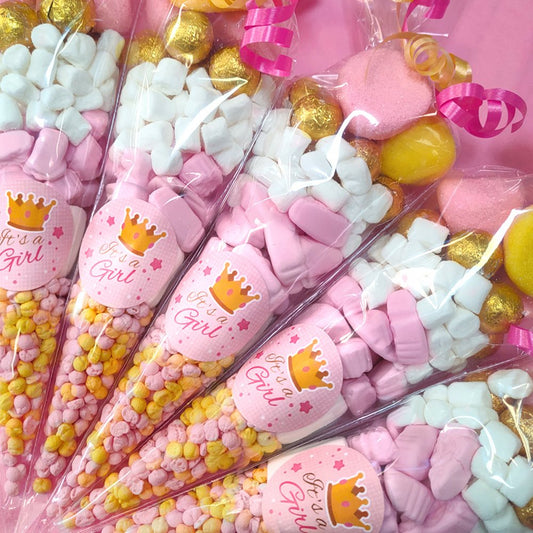 Its a Girl Pink Sweet Cone