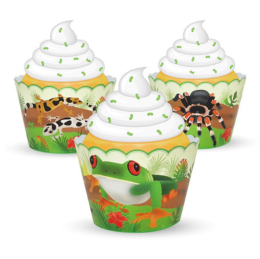 Creepy Crawly Cupcake Wrappers