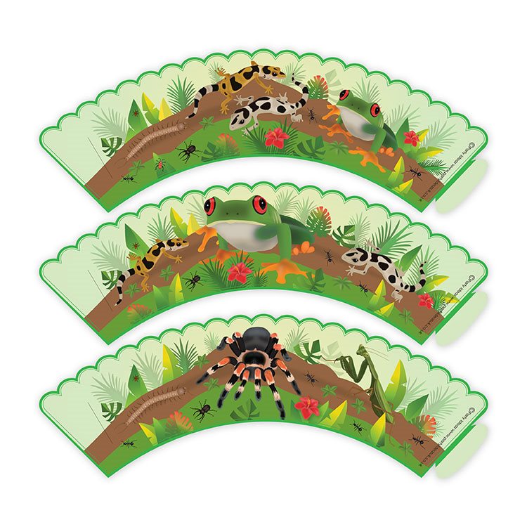 Creepy Crawly Cupcake Wrappers