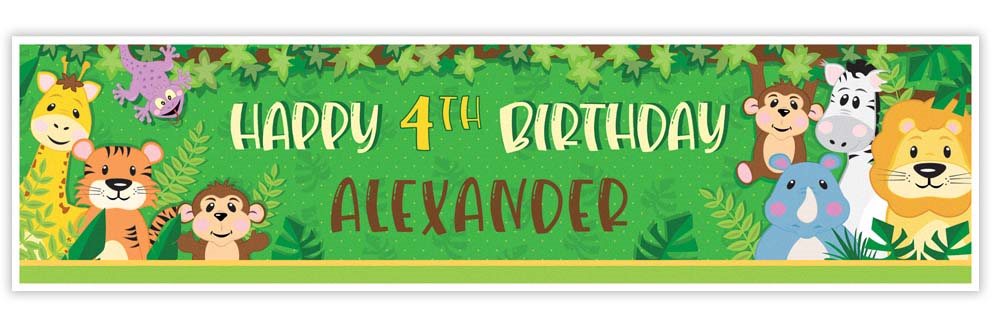 Jungle Personalised Banner