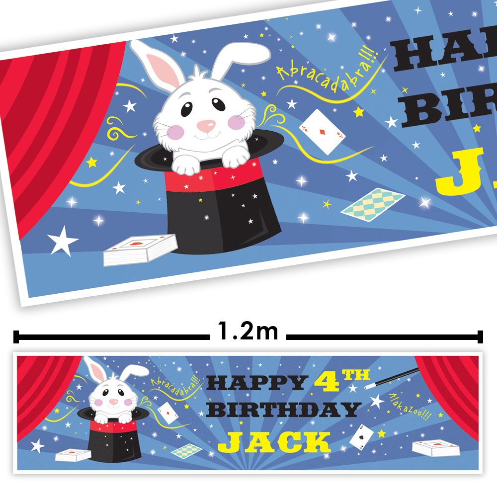Magic Show Personalised Banner