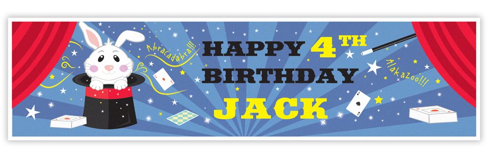 Magic Show Personalised Banner