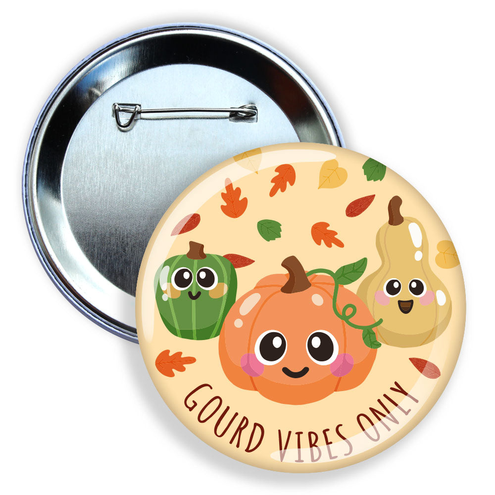 Pumpkin Party Birthday Badge