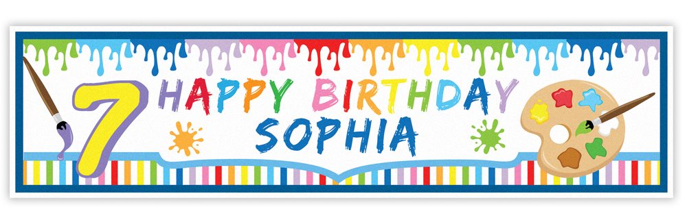 Art Personalised Banner