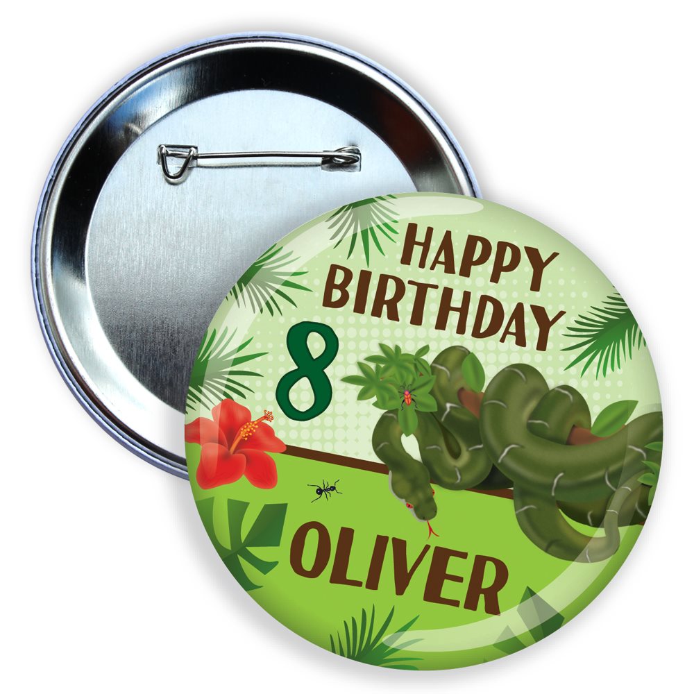Creepy Crawly Birthday Badge