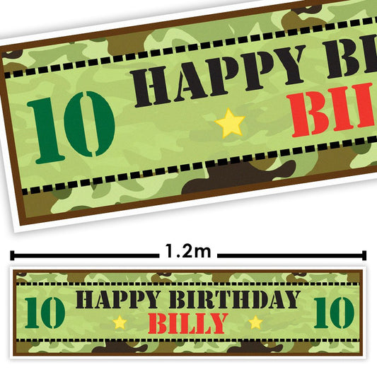 Army Personalised Banner