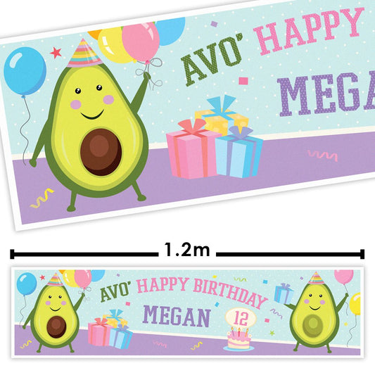 Avocado Personalised Banner
