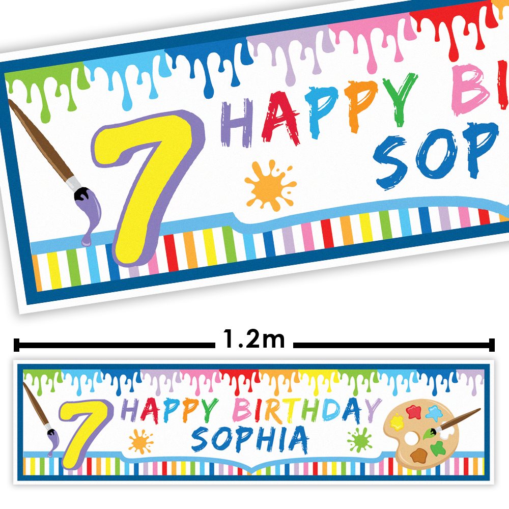 Art Personalised Banner