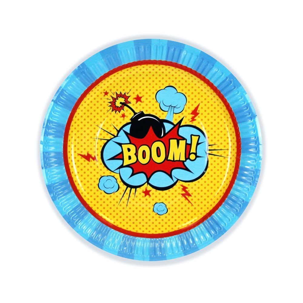 Super Hero Dessert Plate