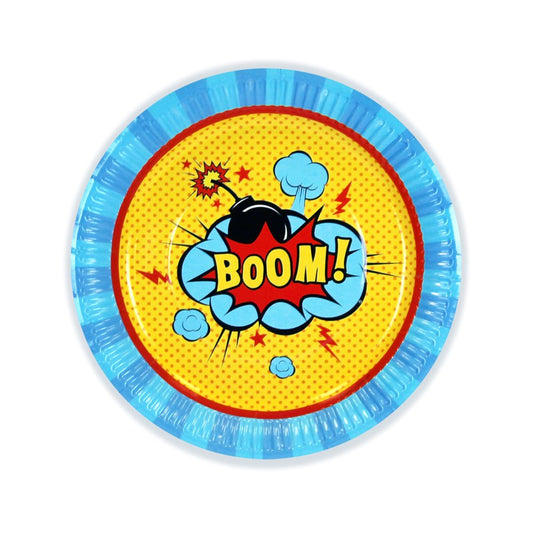 Super Hero Dessert Plate