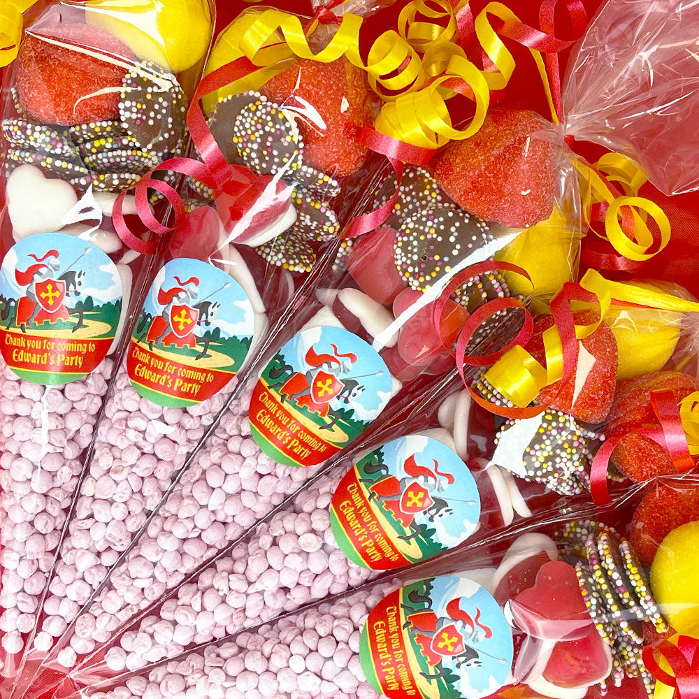 Medieval Knights Red Sweet Cone