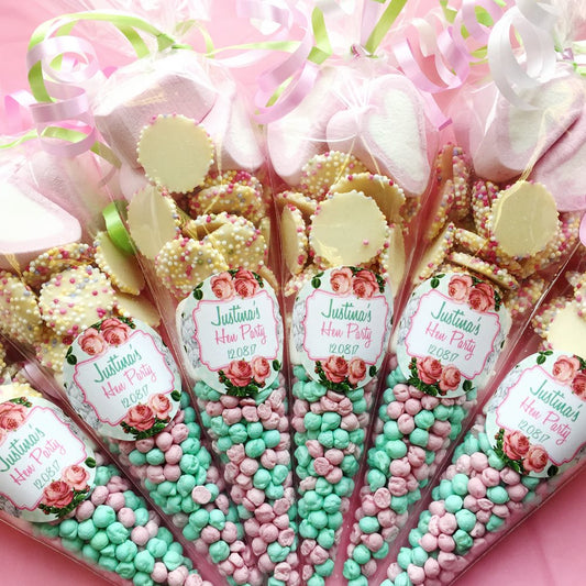 Hen Party Vintage Tea Sweet Cone